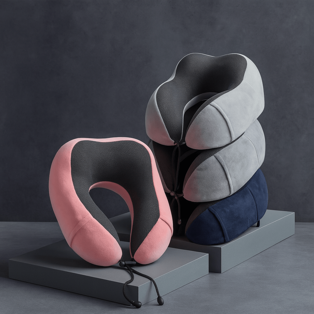 TravelEase Pillow Modern Lifestyle & Travel Essentials by Dropsity