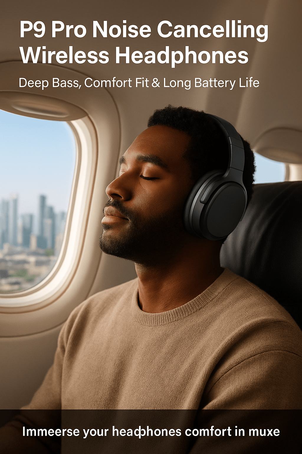 P9 Noice Cancelling Modern Lifestyle & Travel Essentials by Dropsity